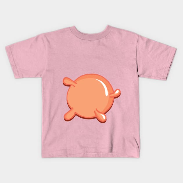 Cow's Udder Kids T-Shirt by Pushloop